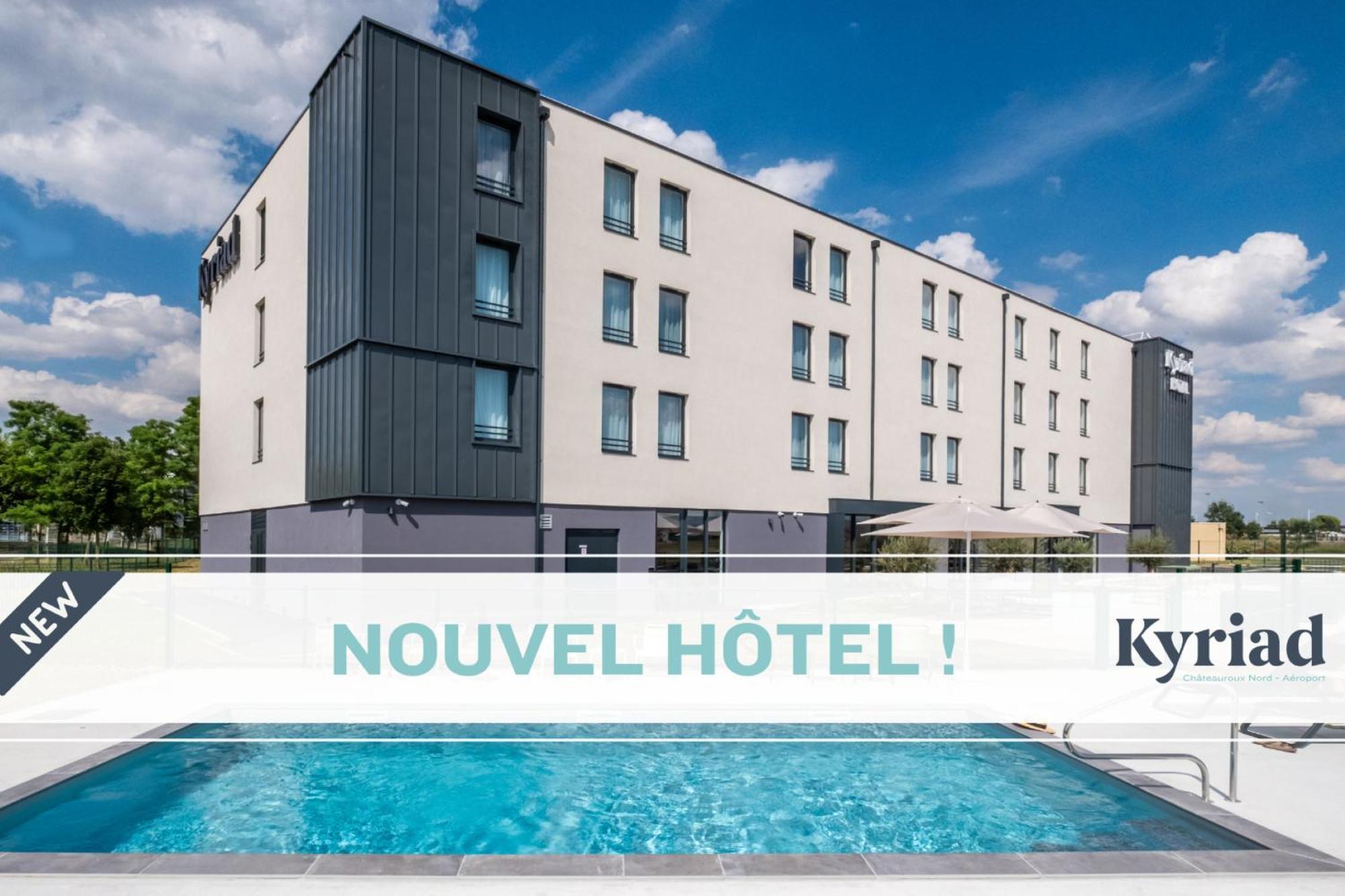 Kyriad Chateauroux Nord - Aeroport Deols Exterior foto