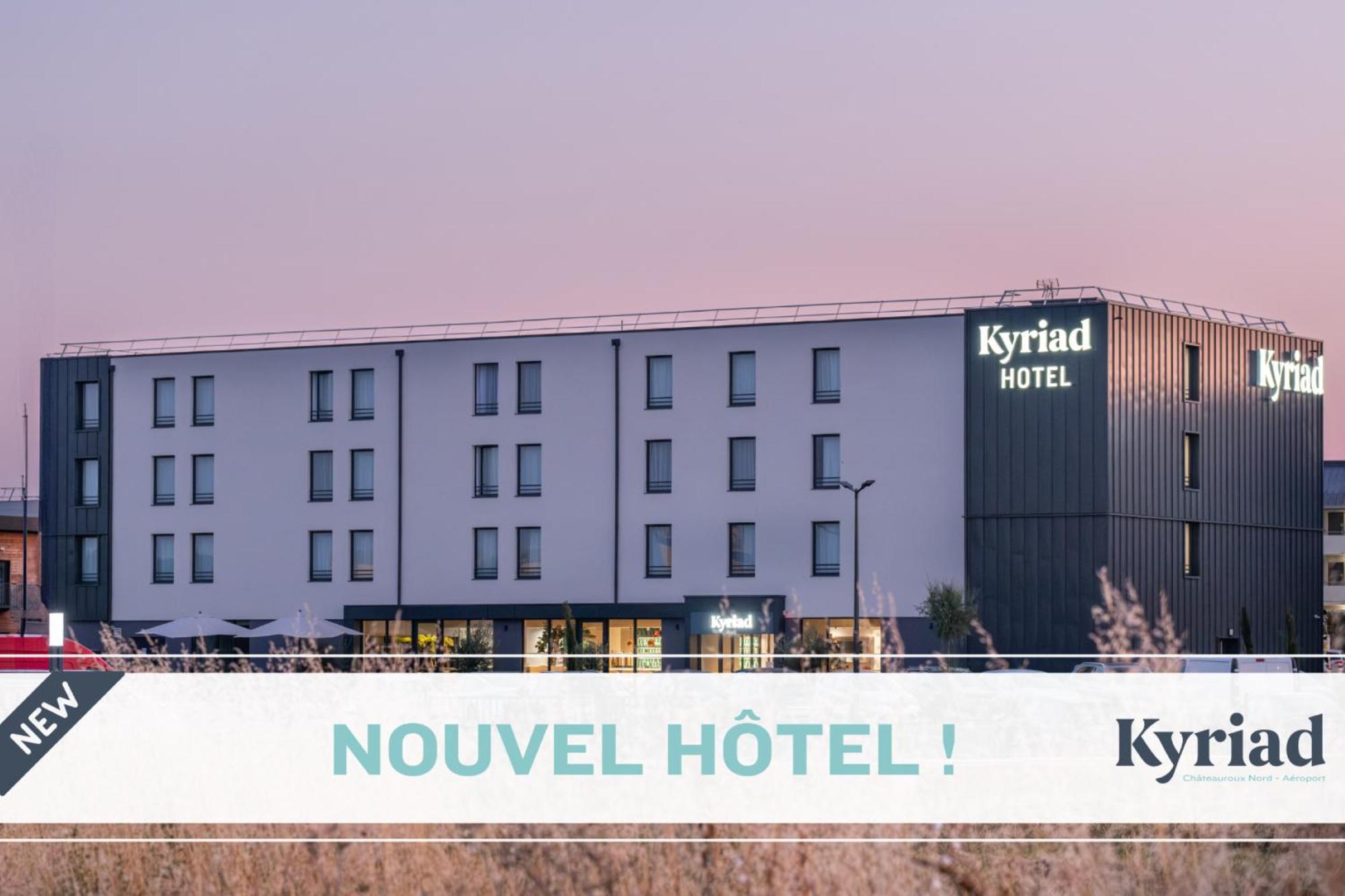 Kyriad Chateauroux Nord - Aeroport Deols Exterior foto